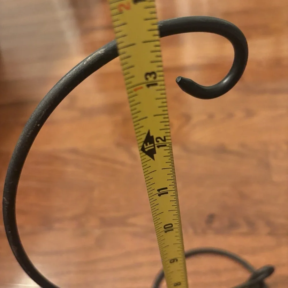 Plant Hanger Hook Holder Metal‎ Black Farmhouse Cottage Core Kitchen Decor Gift
